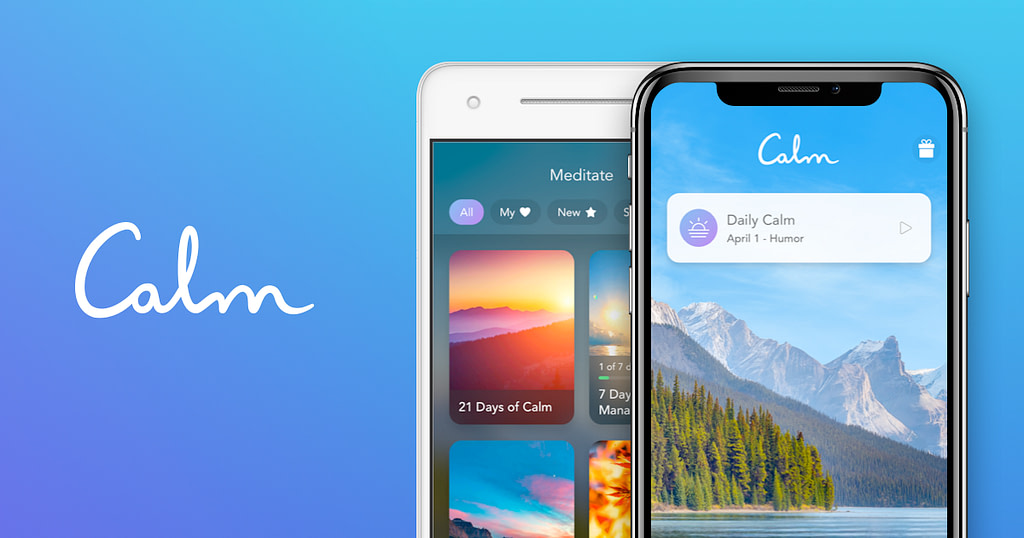 Calm meditation app