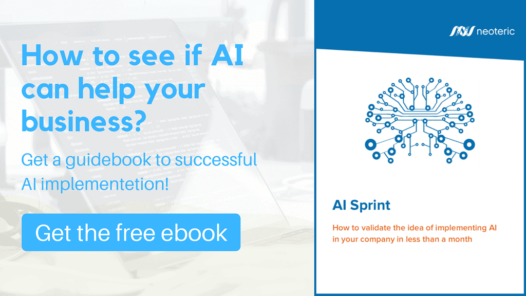 How to see if AI can help your business? Get the free ebook 