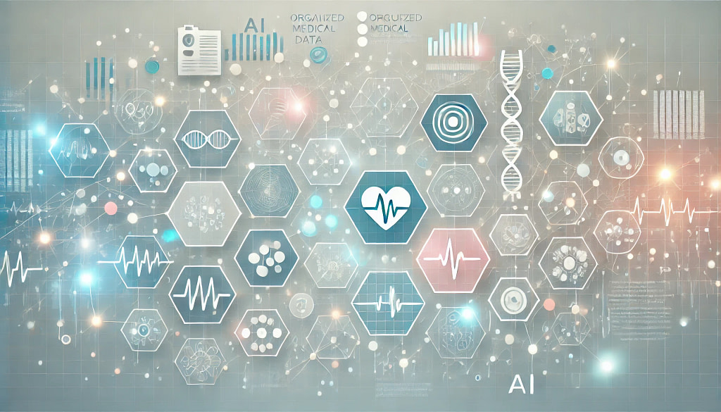 An illustration for the fragment discussing the use of AI in healthcare operations
