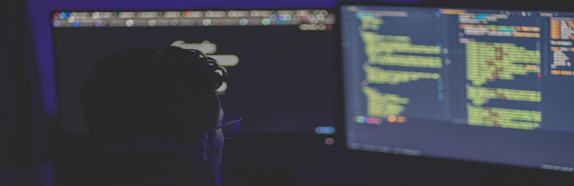 a developer using angular at work