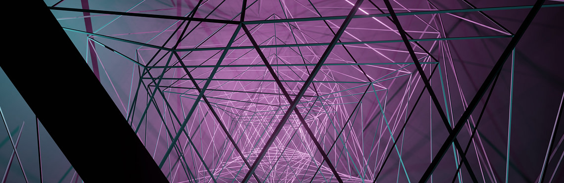 an abstract image of lines representing the connections betwwen Typescript and Angular
