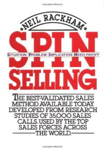 Best books on business development: Rackham N., Spin Selling