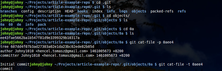 git code example