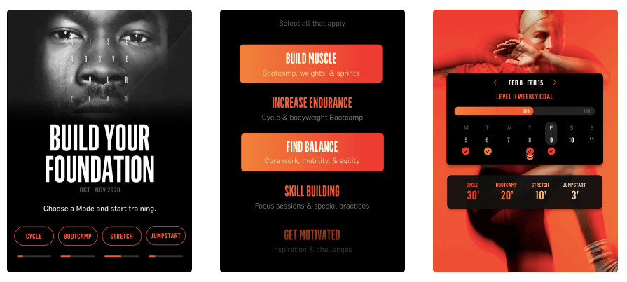 Aarmy is an example of a memorable fitness branding strategy