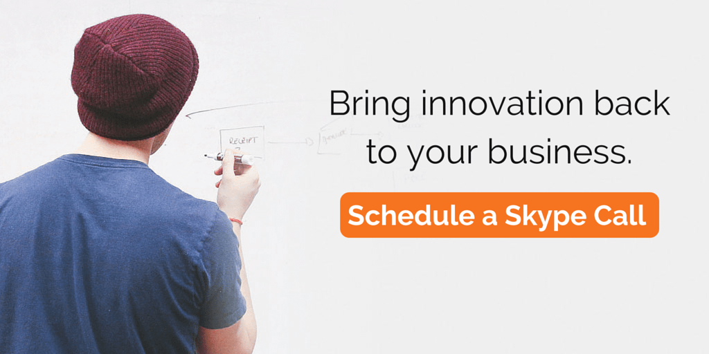 Build innovation back to your business. Schedule a Skype Call