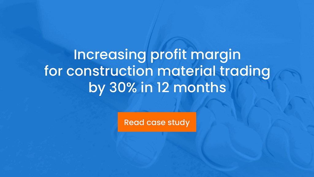 CTA: construction material trading case study
