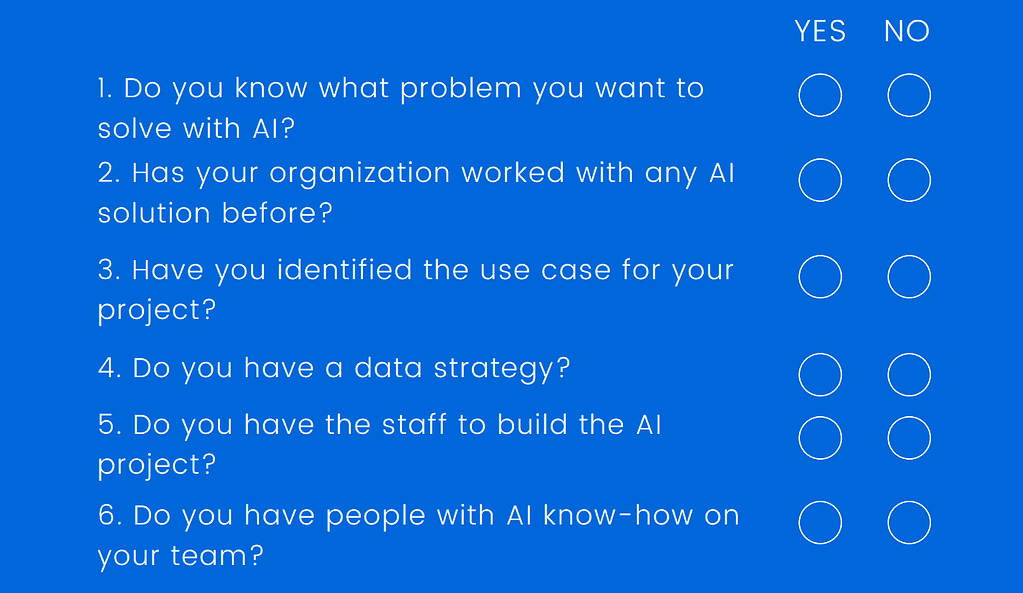 start with artificial intelligence