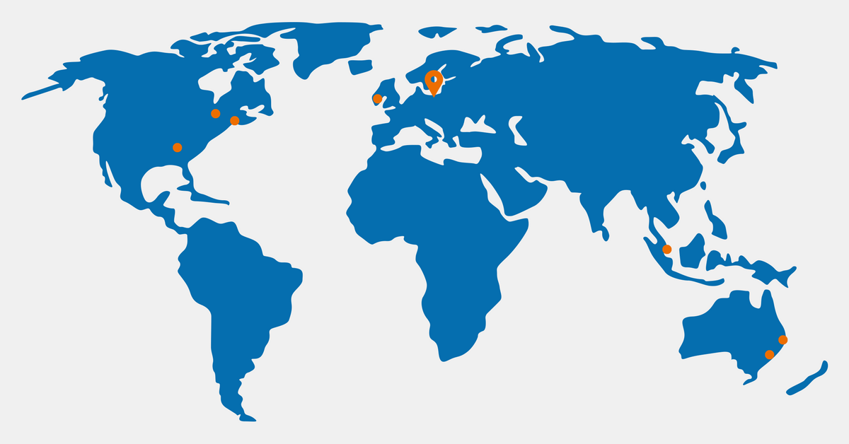 world map: time zone differences