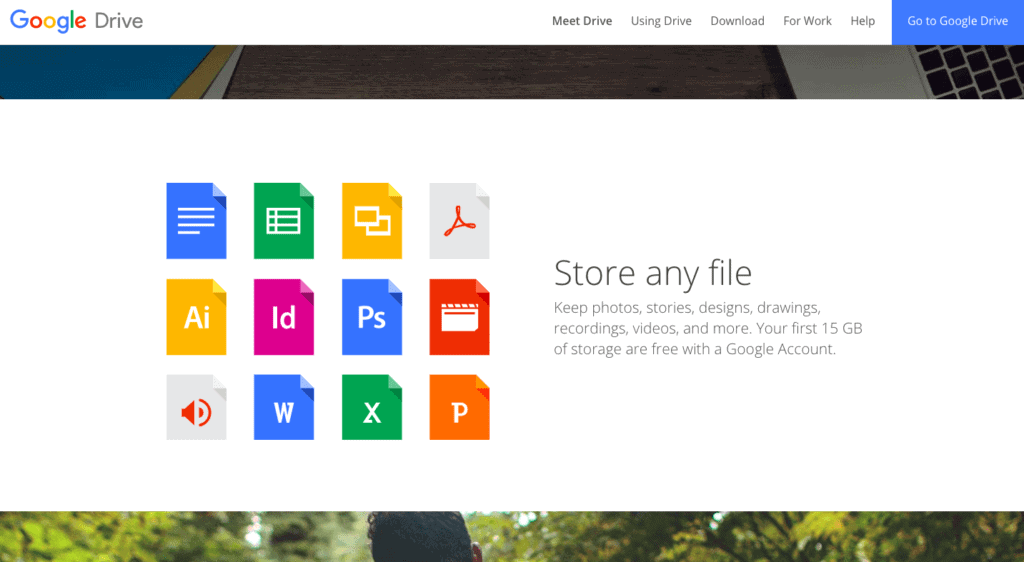 G Suite - files, documents, communication tool