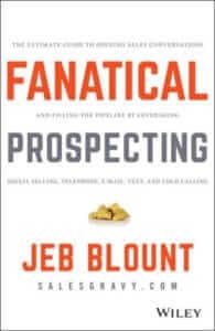 Best books on business development: Blount J., Fanatical Prospecting