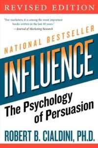 Best books on business development: Cialdini R., Influence. The psychology of persuasion