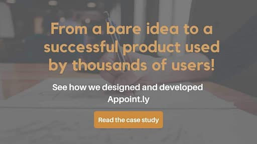 see how we designed and developed Appoint.ly - case study